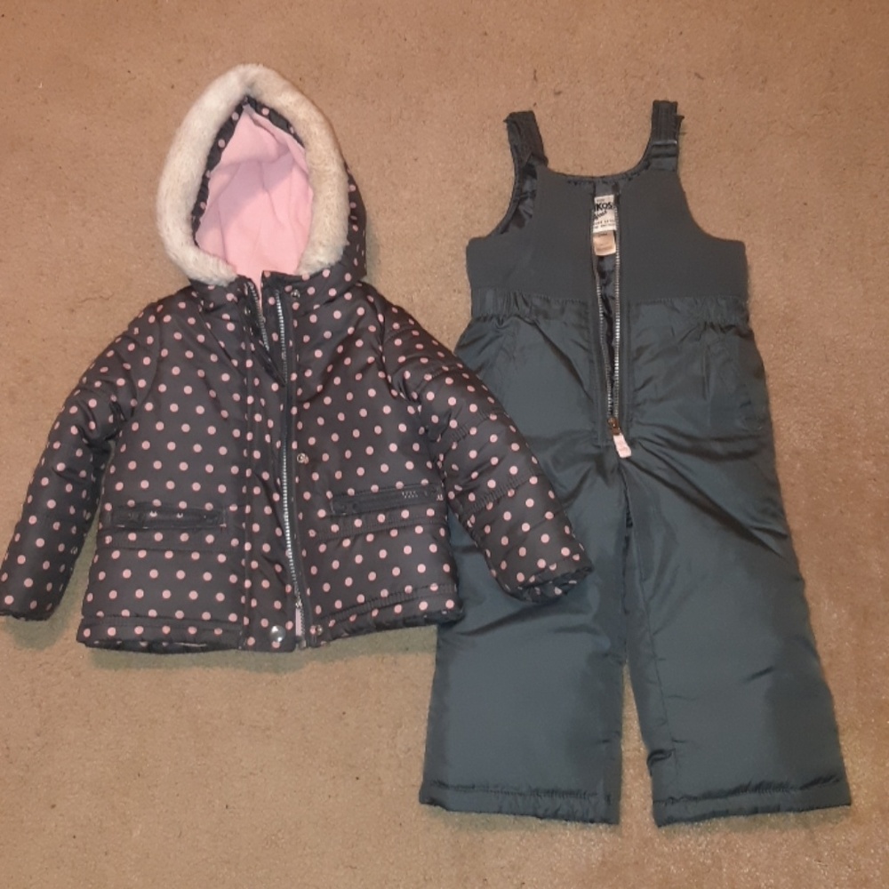 Baby Girl OshKosh B'gosh Snowpants set